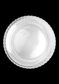 Lyngby Porcelæn Vase H25 cm swirl white munnblåst glass