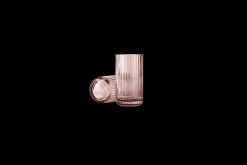 Lyngby Porcelæn Lyngby Vase H15.5 burgundy munnblåst glass