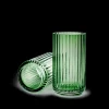 Lyngby Porcelæn Lyngby Vase H15.5 copenhagen green munnblåst glass