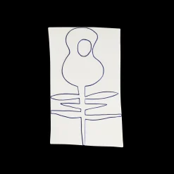 Kähler Relief blomst, hvit, 27 x 45 cm – Kjøp her