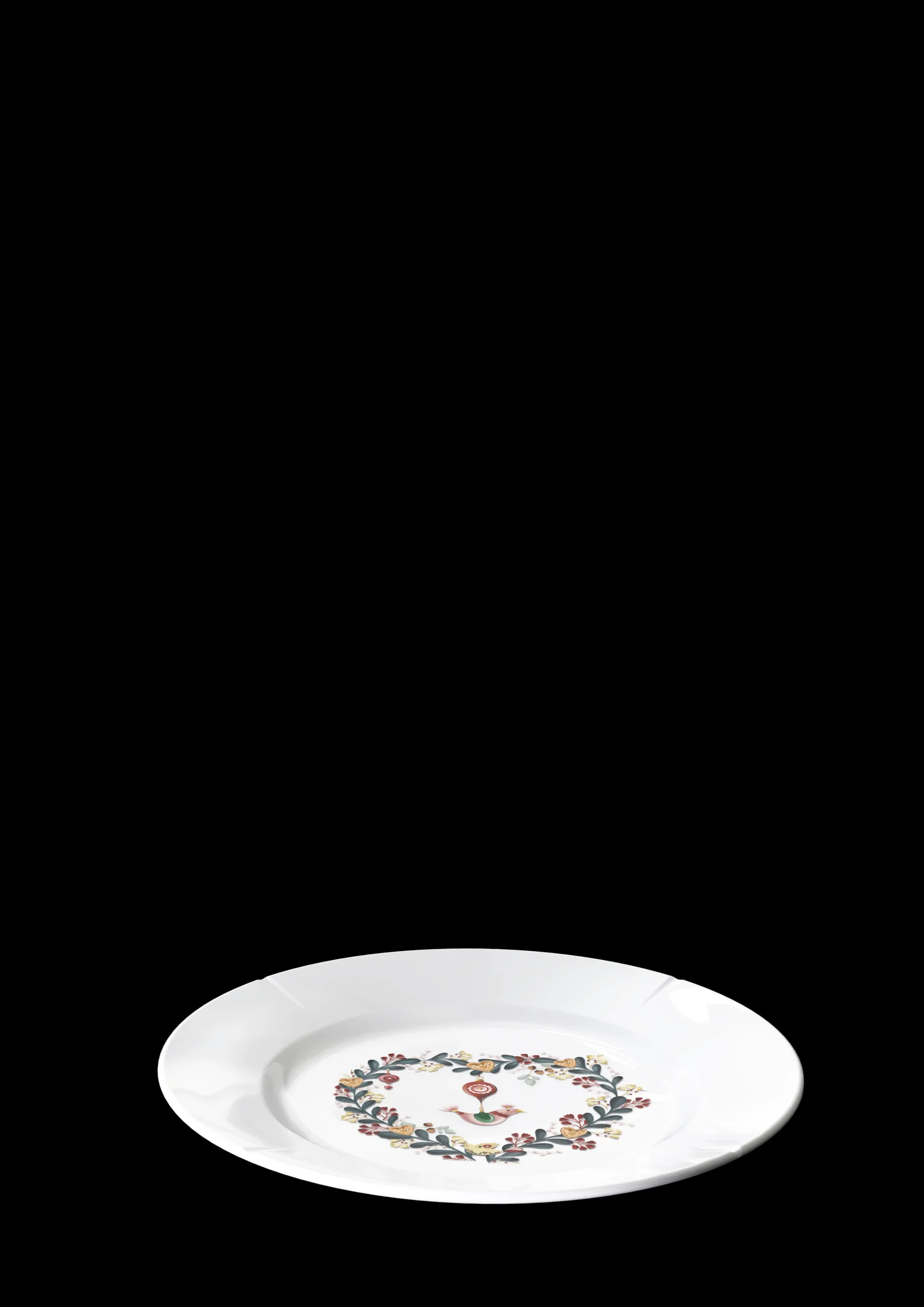Rosendahl GC Cottage Tallerken Ø19.5 cm hvit m. deko
