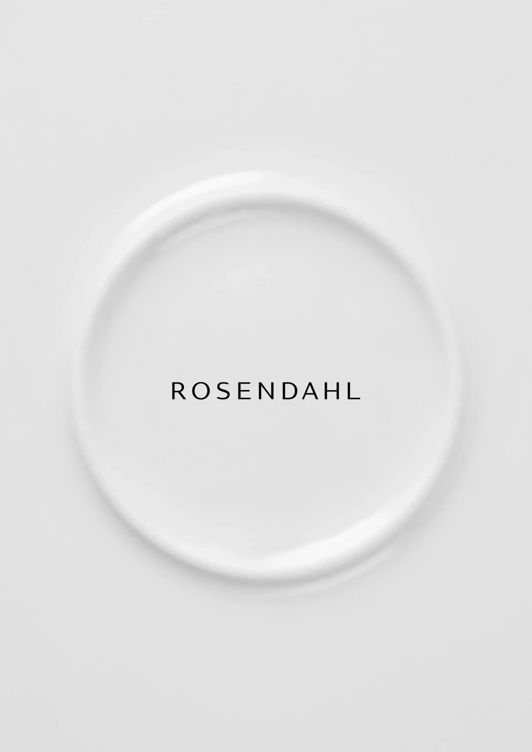 Rosendahl GC Cottage Tallerken Ø23 cm hvit m. deko - Kjøp nå