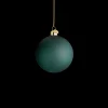 Holmegaard Souvenir Julekule Ø8 cm mørk grønn